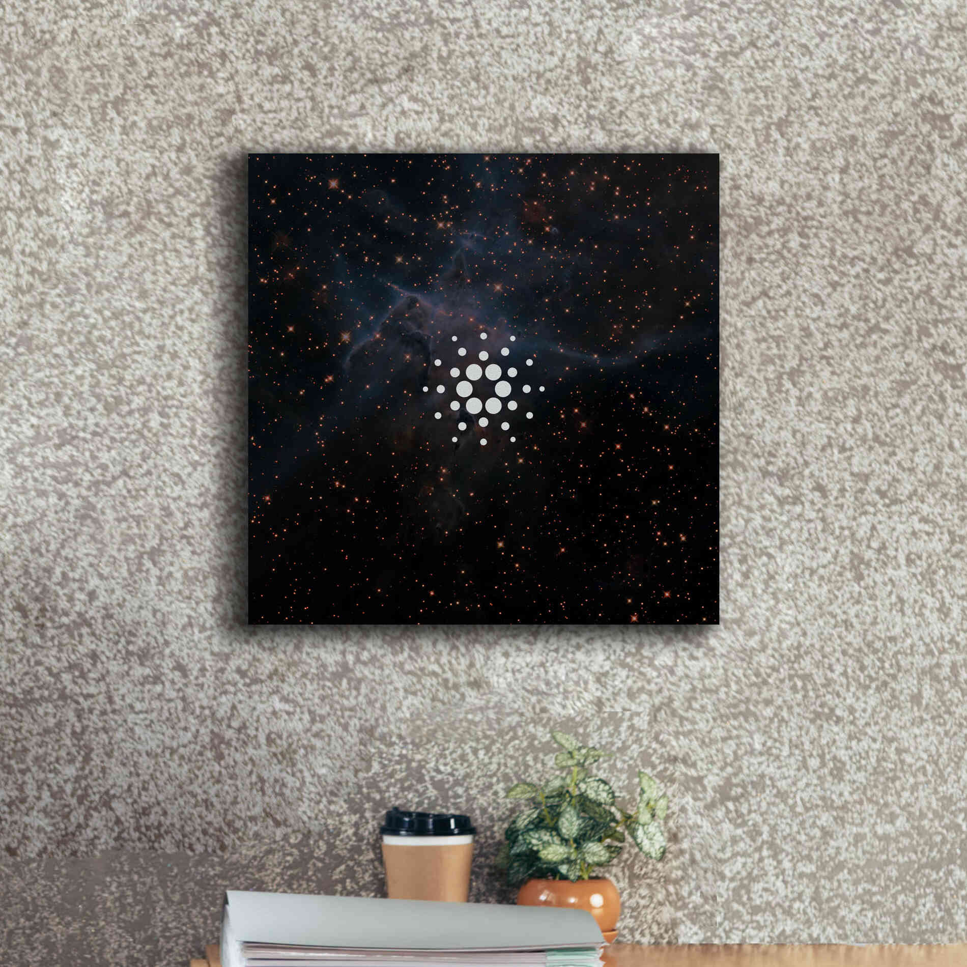 'Constellation Cardano' by Epic Portfolio, Giclee Canvas Wall Art,18x18