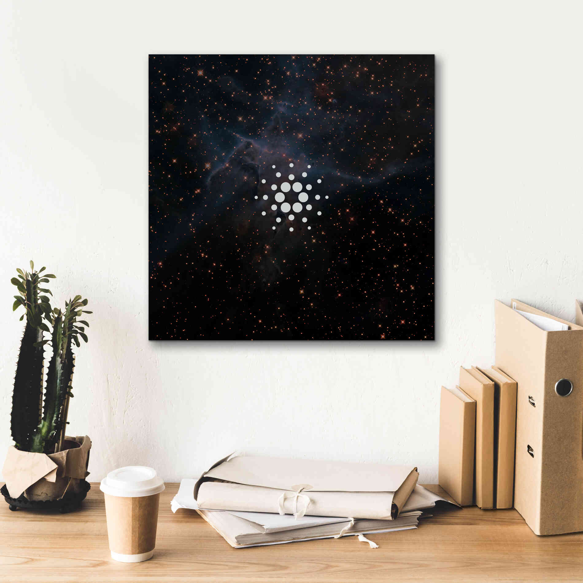 'Constellation Cardano' by Epic Portfolio, Giclee Canvas Wall Art,18x18