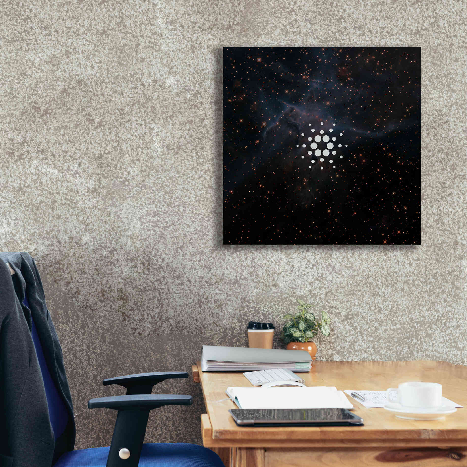 'Constellation Cardano' by Epic Portfolio, Giclee Canvas Wall Art,26x26