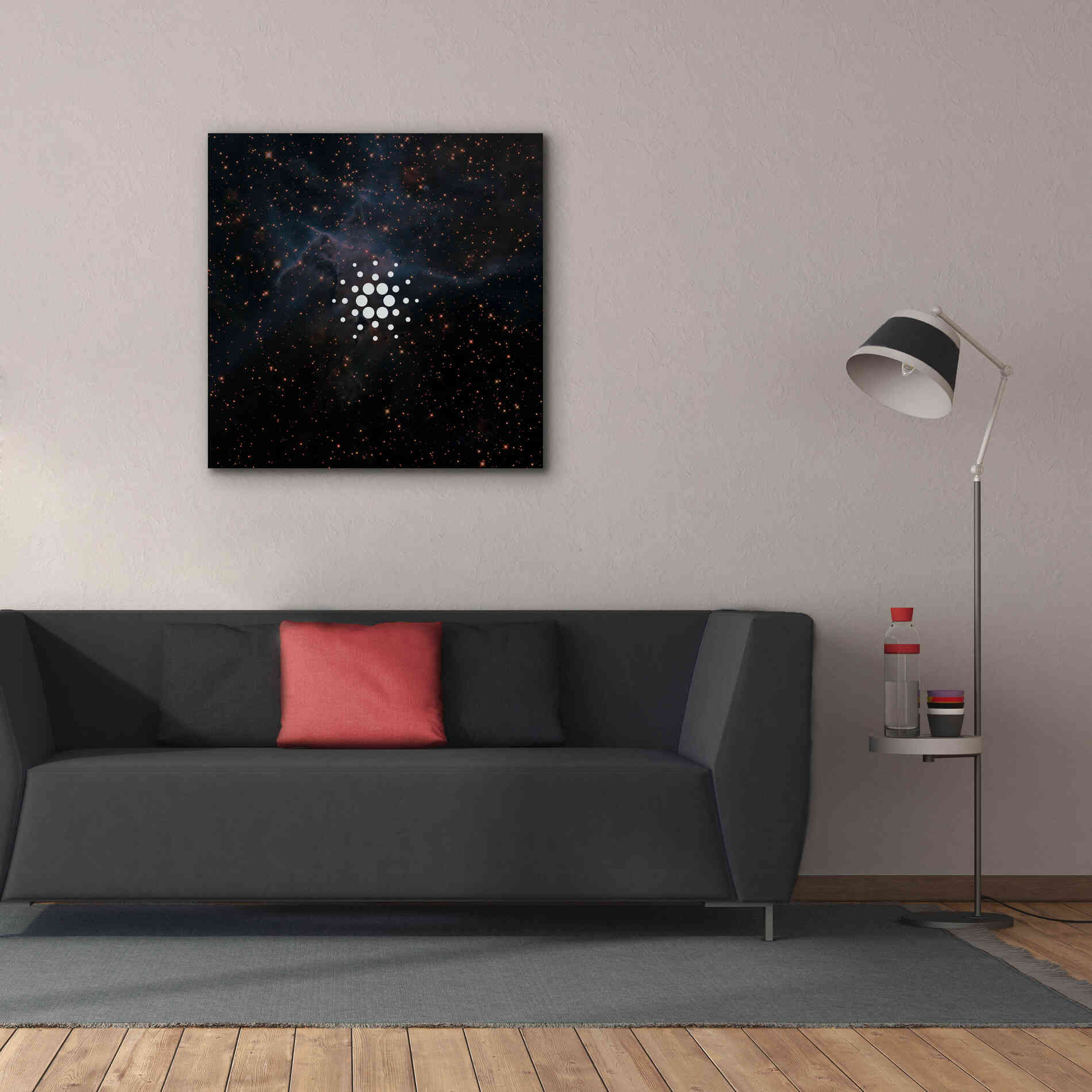 'Constellation Cardano' by Epic Portfolio, Giclee Canvas Wall Art,37x37