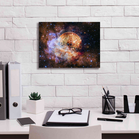 Image of 'Ethereum Nebula' by Epic Portfolio, Giclee Canvas Wall Art,16x12
