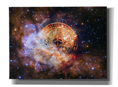 'Ethereum Nebula' by Epic Portfolio, Giclee Canvas Wall Art