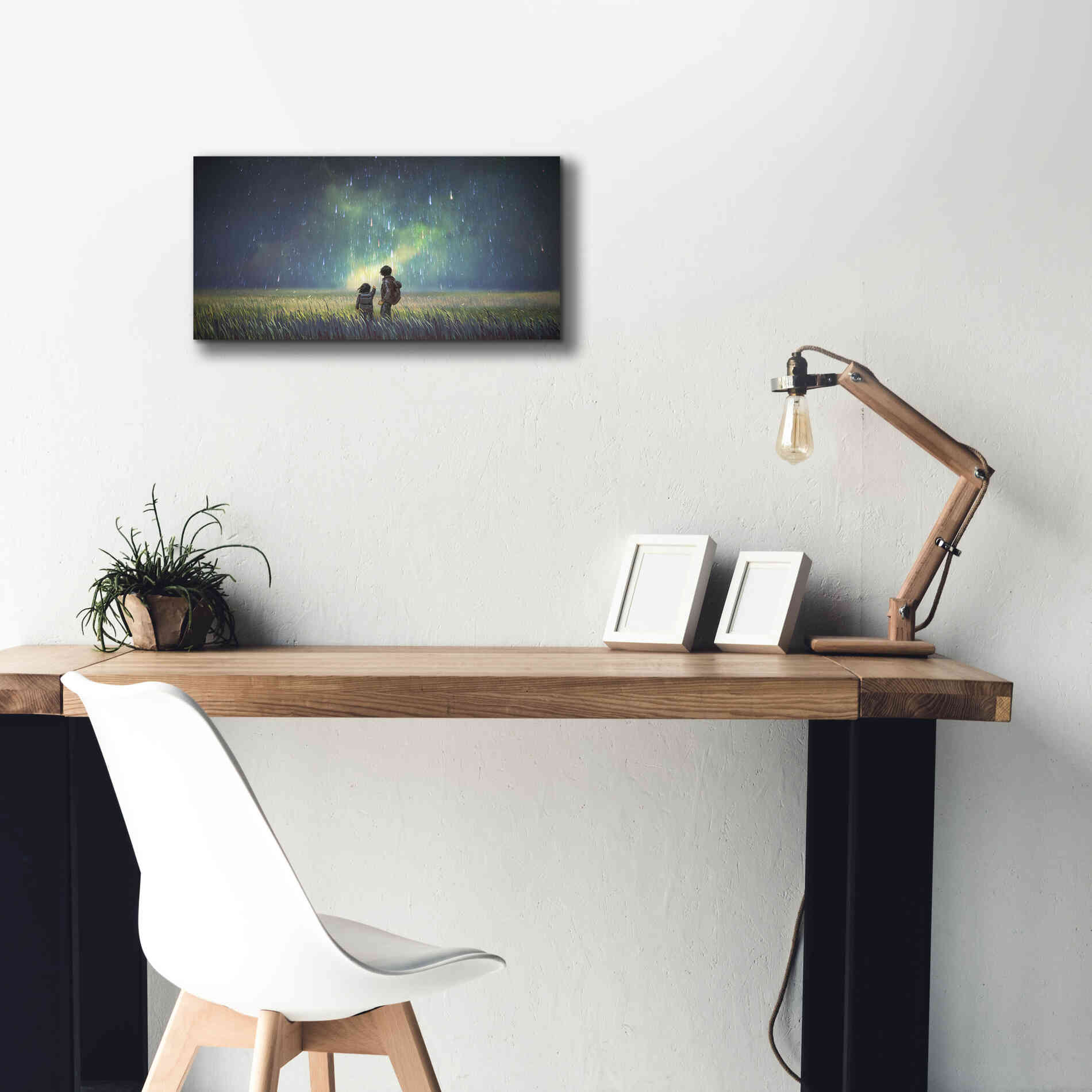 'Curious Mind' by Epic Portfolio, Giclee Canvas Wall Art,24x12