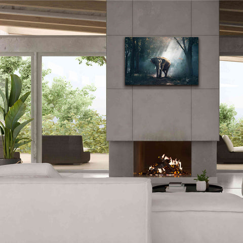 Image of 'Elephant' by Epic Portfolio, Giclee Canvas Wall Art,40x26