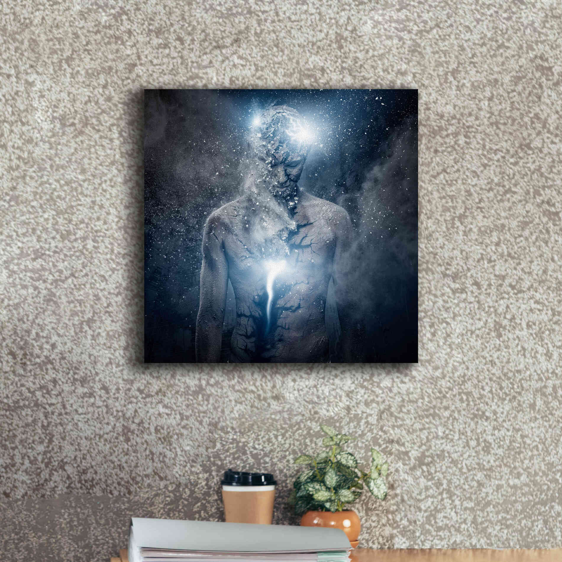 'Fleeing Of The Soul' by Epic Portfolio, Giclee Canvas Wall Art,18x18