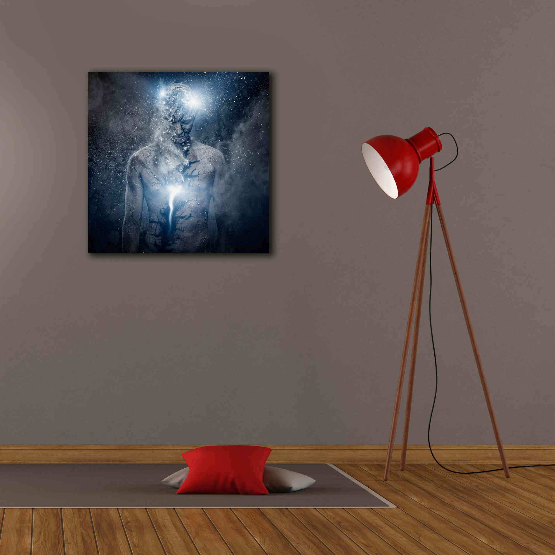 'Fleeing Of The Soul' by Epic Portfolio, Giclee Canvas Wall Art,26x26