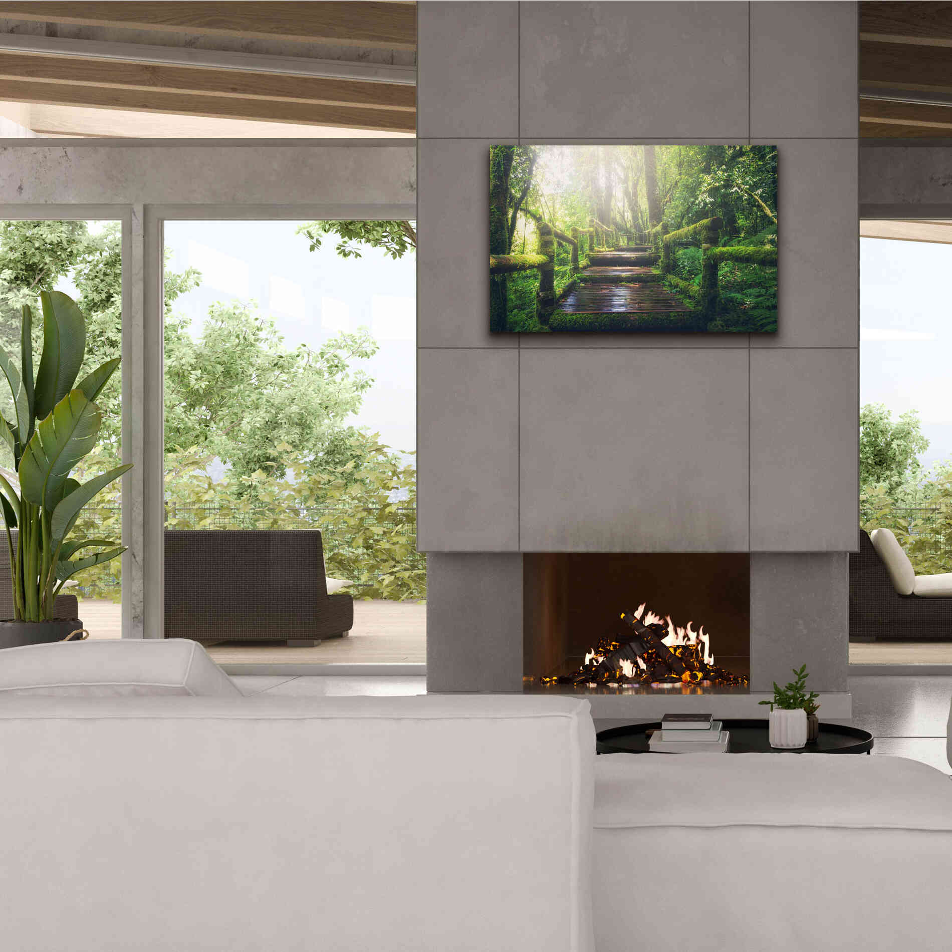 'Jungle' by Epic Portfolio, Giclee Canvas Wall Art,40x26