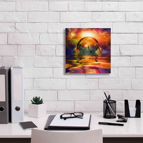 Image of 'Liquid Galaxy' by Epic Portfolio, Giclee Canvas Wall Art,12x12