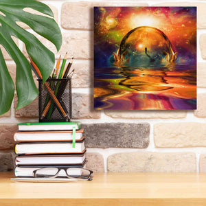 'Liquid Galaxy' by Epic Portfolio, Giclee Canvas Wall Art,12x12