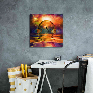'Liquid Galaxy' by Epic Portfolio, Giclee Canvas Wall Art,18x18