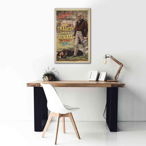 Image of 'The Tragedy That Lived The Fatality Of Love (1914)' by Epic Portfolio, Giclee Canvas Wall Art,26x40