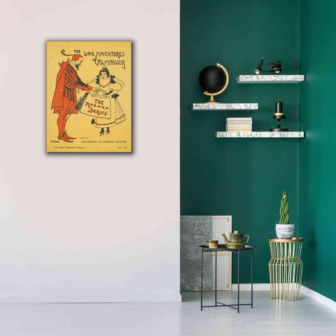 Image of 'The Love Adventures Of Al-Mansur (1895)' by Epic Portfolio, Giclee Canvas Wall Art,26x34