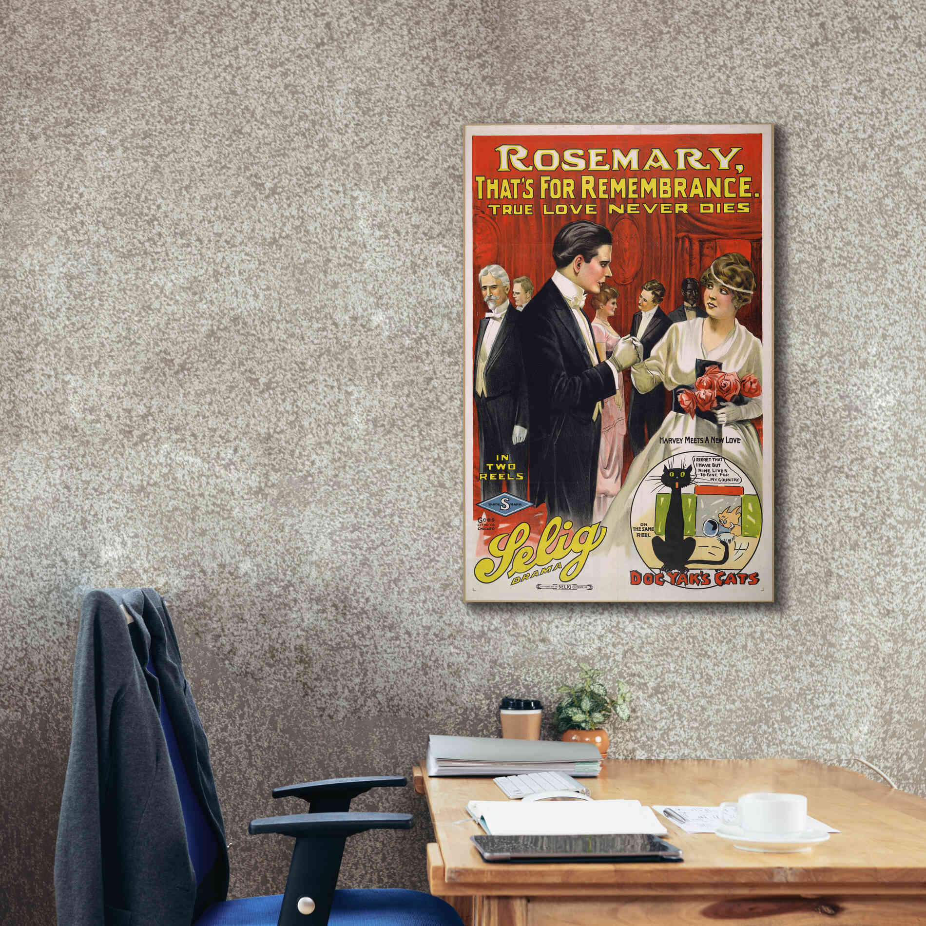 'Rosemary, That’S For Remembrance (1914)' by Epic Portfolio, Giclee Canvas Wall Art,26x40