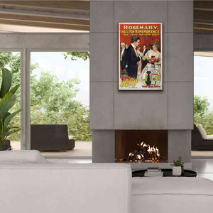 'Rosemary, That’S For Remembrance (1914)' by Epic Portfolio, Giclee Canvas Wall Art,26x40