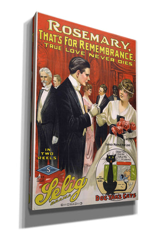 Image of 'Rosemary, That’S For Remembrance (1914)' by Epic Portfolio, Giclee Canvas Wall Art