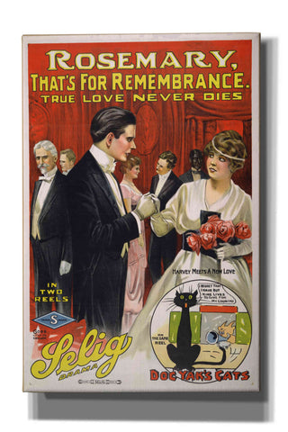 Image of 'Rosemary, That’S For Remembrance (1914)' by Epic Portfolio, Giclee Canvas Wall Art