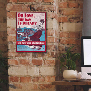'Oh Love, The Way Is Dreary (1901)' by Epic Portfolio, Giclee Canvas Wall Art,12x16