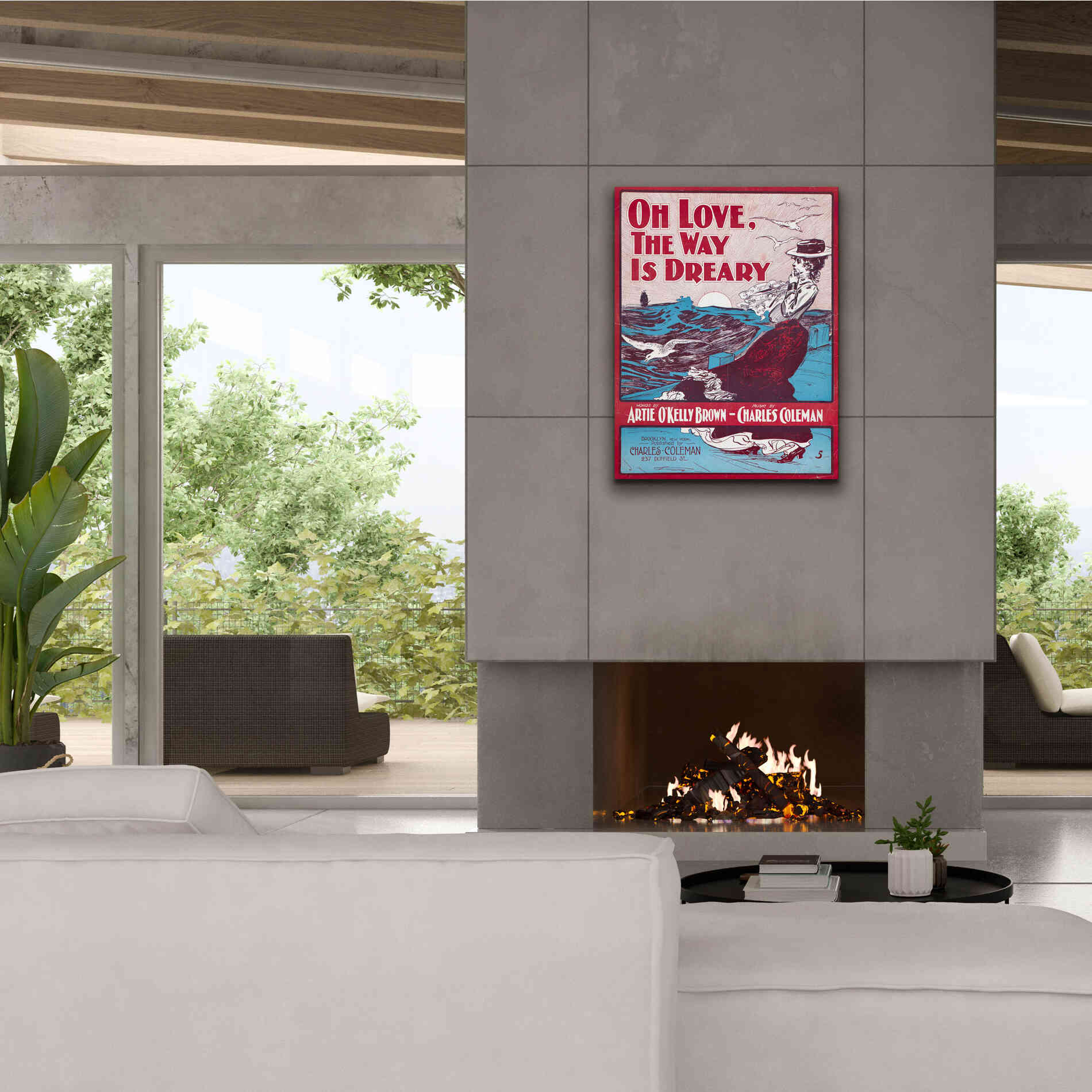 'Oh Love, The Way Is Dreary (1901)' by Epic Portfolio, Giclee Canvas Wall Art,26x34