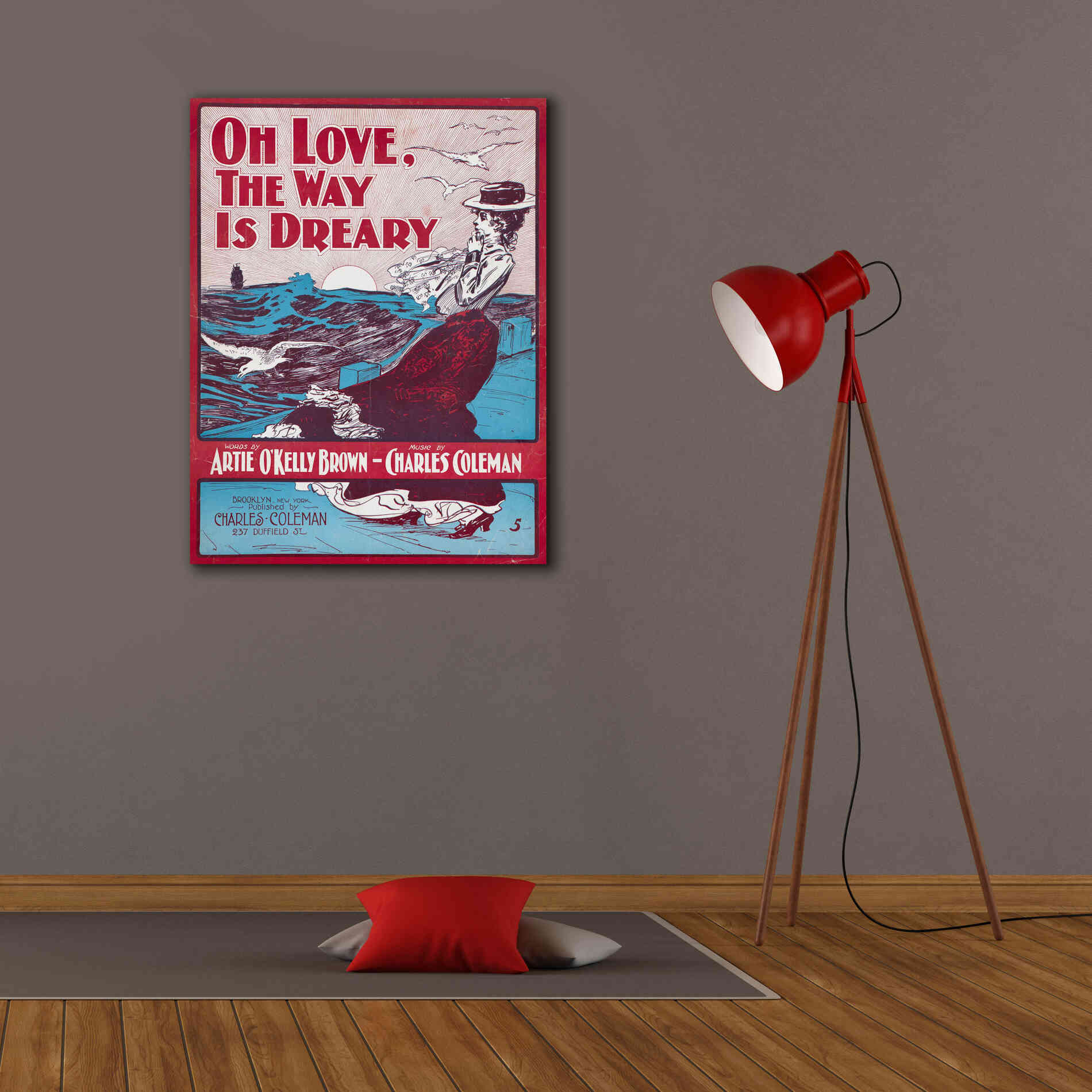 'Oh Love, The Way Is Dreary (1901)' by Epic Portfolio, Giclee Canvas Wall Art,26x34