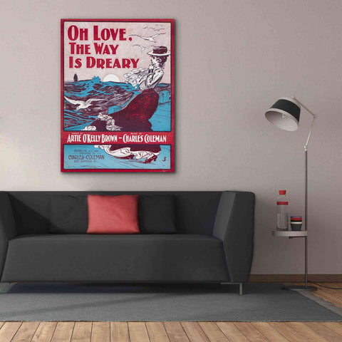 Image of 'Oh Love, The Way Is Dreary (1901)' by Epic Portfolio, Giclee Canvas Wall Art,40x54