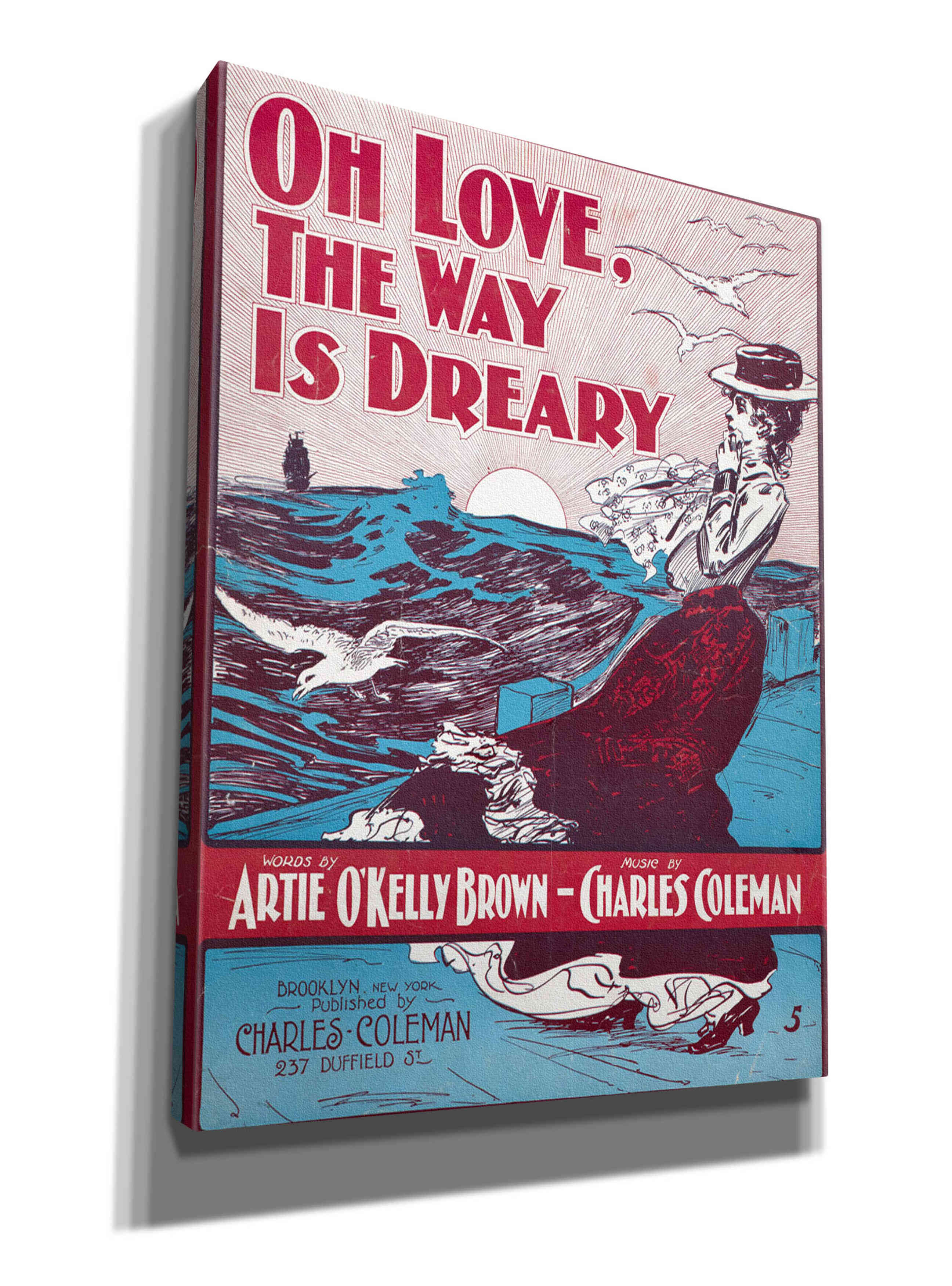 'Oh Love, The Way Is Dreary (1901)' by Epic Portfolio, Giclee Canvas Wall Art
