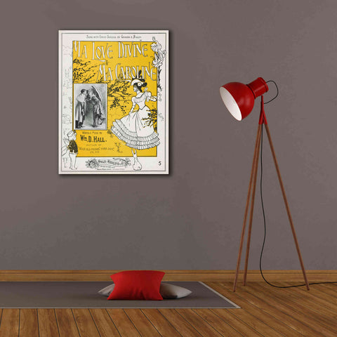 Image of 'Ma Love Divine, Ma Caroline (1899)' by Epic Portfolio, Giclee Canvas Wall Art,26x34