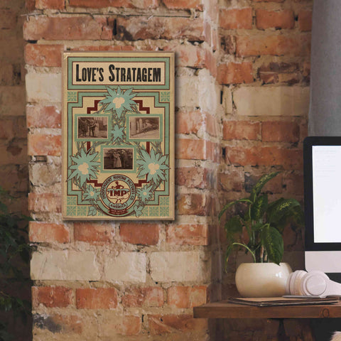Image of 'Love’S Stratagem (1909)' by Epic Portfolio, Giclee Canvas Wall Art,12x18