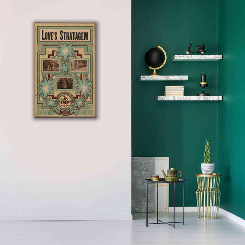 Image of 'Love’S Stratagem (1909)' by Epic Portfolio, Giclee Canvas Wall Art,26x40