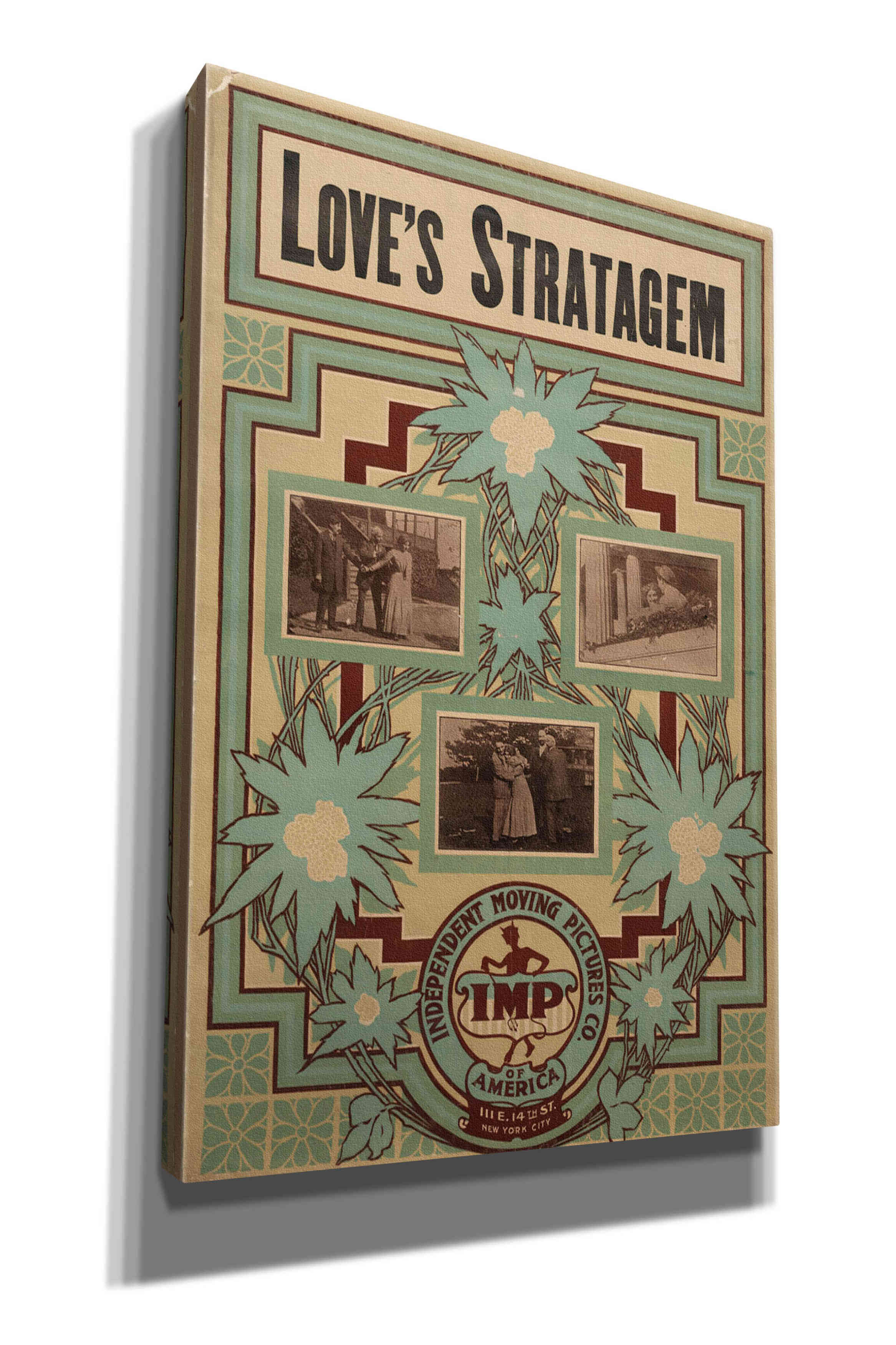 'Love’S Stratagem (1909)' by Epic Portfolio, Giclee Canvas Wall Art