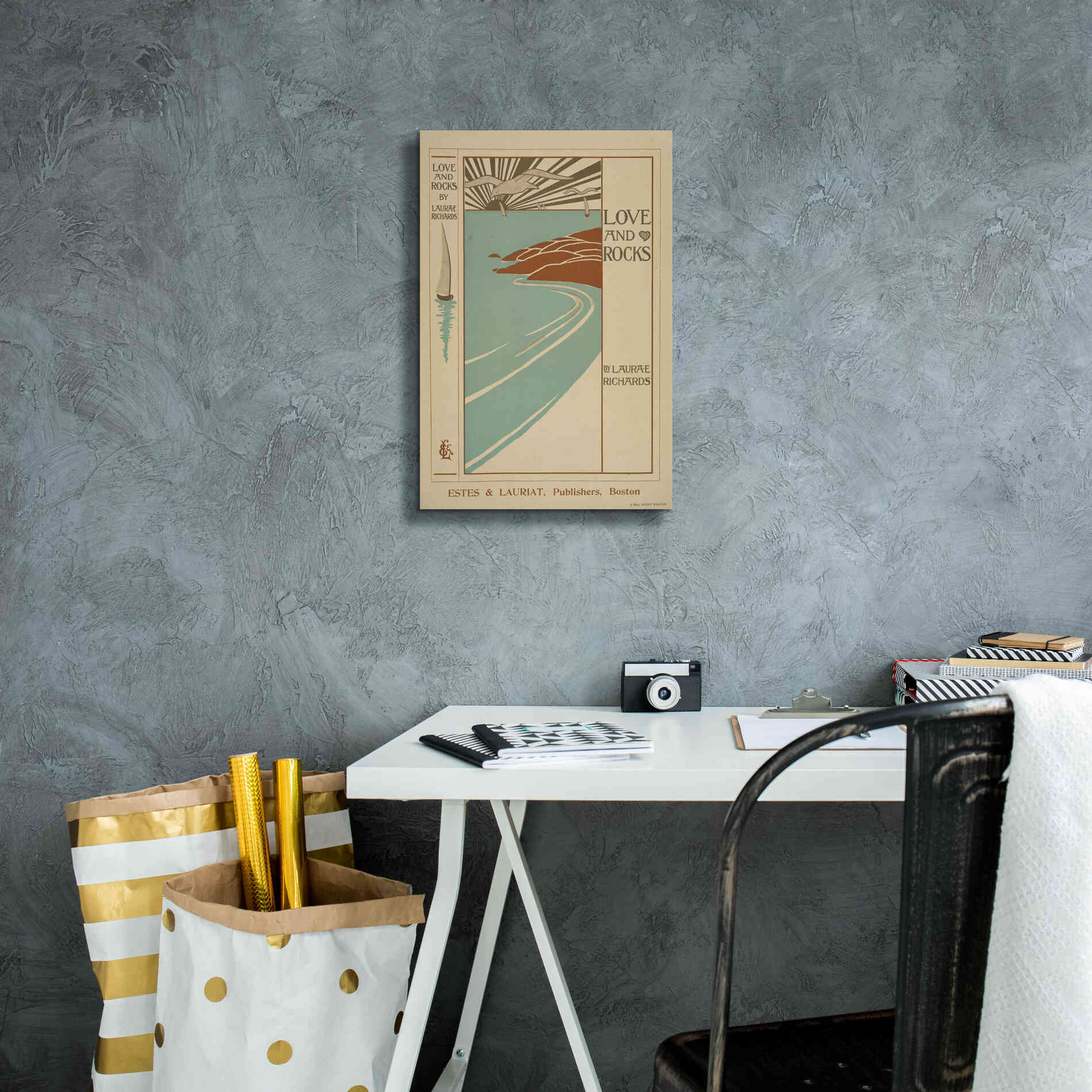 'Love And Rocks (1895 - 1917)' by Epic Portfolio, Giclee Canvas Wall Art,12x18