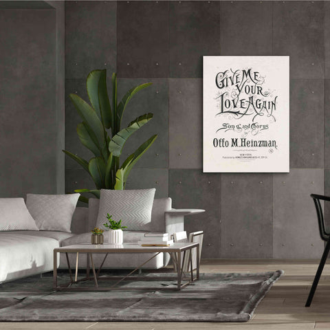 Image of 'Give Me Your Love Again (1893)' by Epic Portfolio, Giclee Canvas Wall Art,40x54