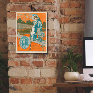 'Ere The Old Love Dies Away (1900)' by Epic Portfolio, Giclee Canvas Wall Art,12x16