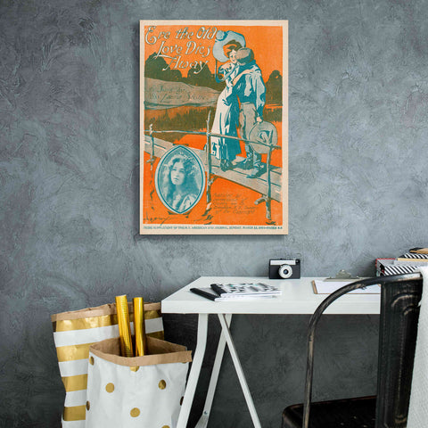 Image of 'Ere The Old Love Dies Away (1900)' by Epic Portfolio, Giclee Canvas Wall Art,18x26
