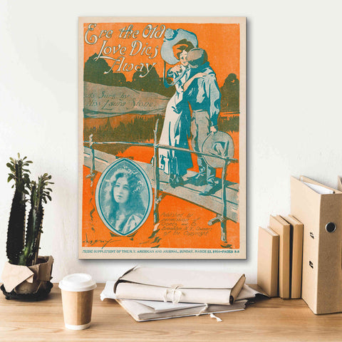Image of 'Ere The Old Love Dies Away (1900)' by Epic Portfolio, Giclee Canvas Wall Art,18x26