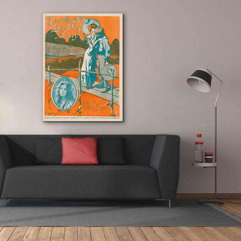 Image of 'Ere The Old Love Dies Away (1900)' by Epic Portfolio, Giclee Canvas Wall Art,40x54