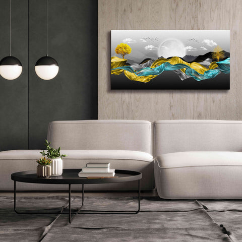 Image of Epic Graffiti'The Silky Mountains' by Epic Portfolio, Giclee Canvas Wall Art,60 x 30