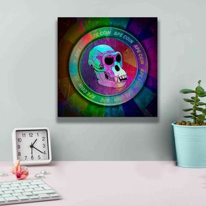 'Ape Crypto Coin' by Epic Portfolio, Canvas Wall Art,12 x 12