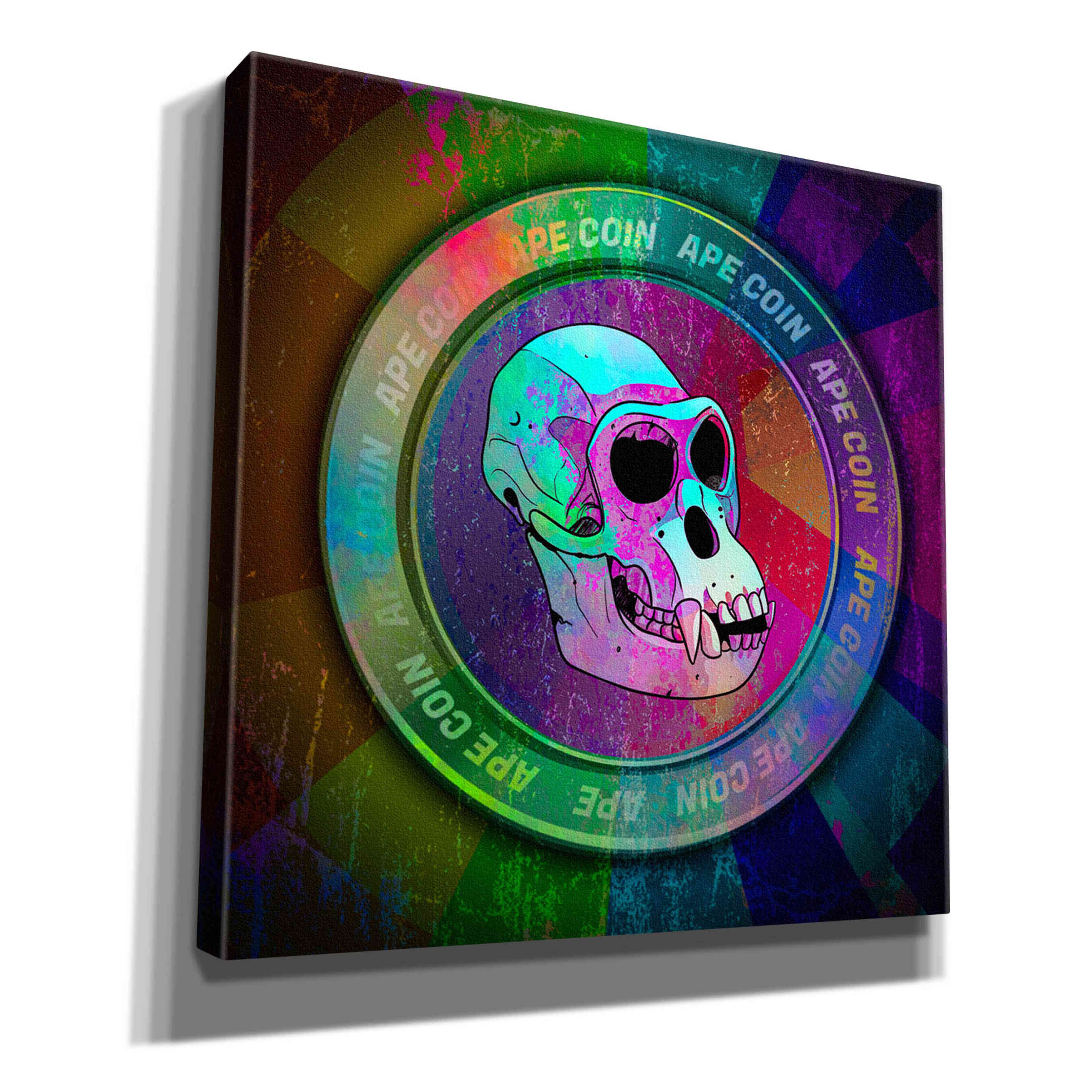 'Ape Crypto Coin' by Epic Portfolio, Canvas Wall Art