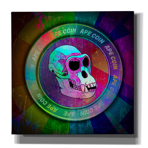 Image of 'Ape Crypto Coin' by Epic Portfolio, Canvas Wall Art