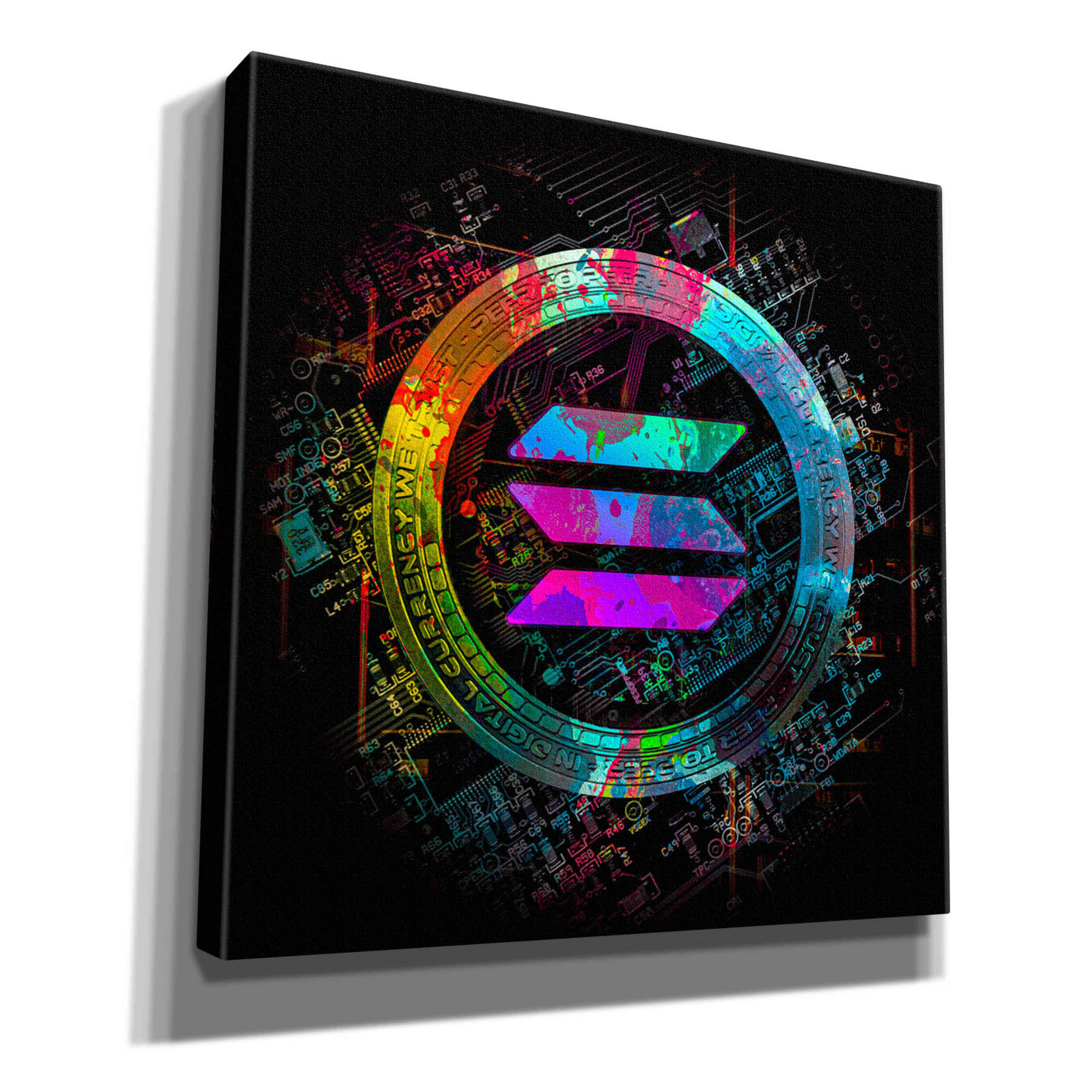 'Solana Crypto Giga Coin' by Epic Portfolio, Canvas Wall Art