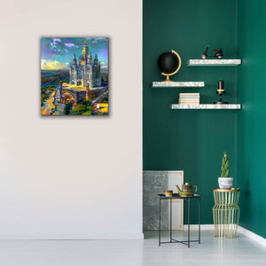 'Barcelona Spain Tibidabo Church' by Pedro Gavidia, Canvas Wall Art,26 x 30