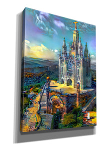 'Barcelona Spain Tibidabo Church' by Pedro Gavidia, Canvas Wall Art