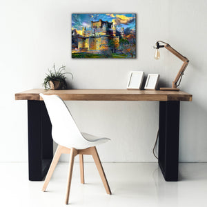 'Toledo Spain Guadamur Castle' by Pedro Gavidia, Canvas Wall Art,26 x 18