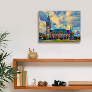 'The Hague Netherlands Peace Palace' by Pedro Gavidia, Canvas Wall Art,16 x 12