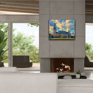 'The Hague Netherlands Peace Palace' by Pedro Gavidia, Canvas Wall Art,34 x 26