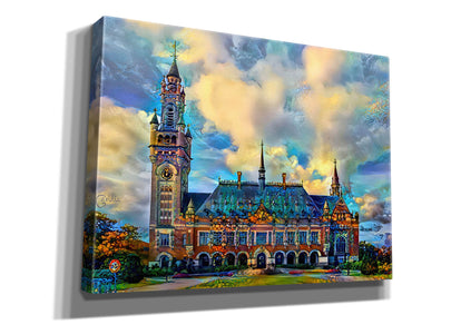 'The Hague Netherlands Peace Palace' by Pedro Gavidia, Canvas Wall Art