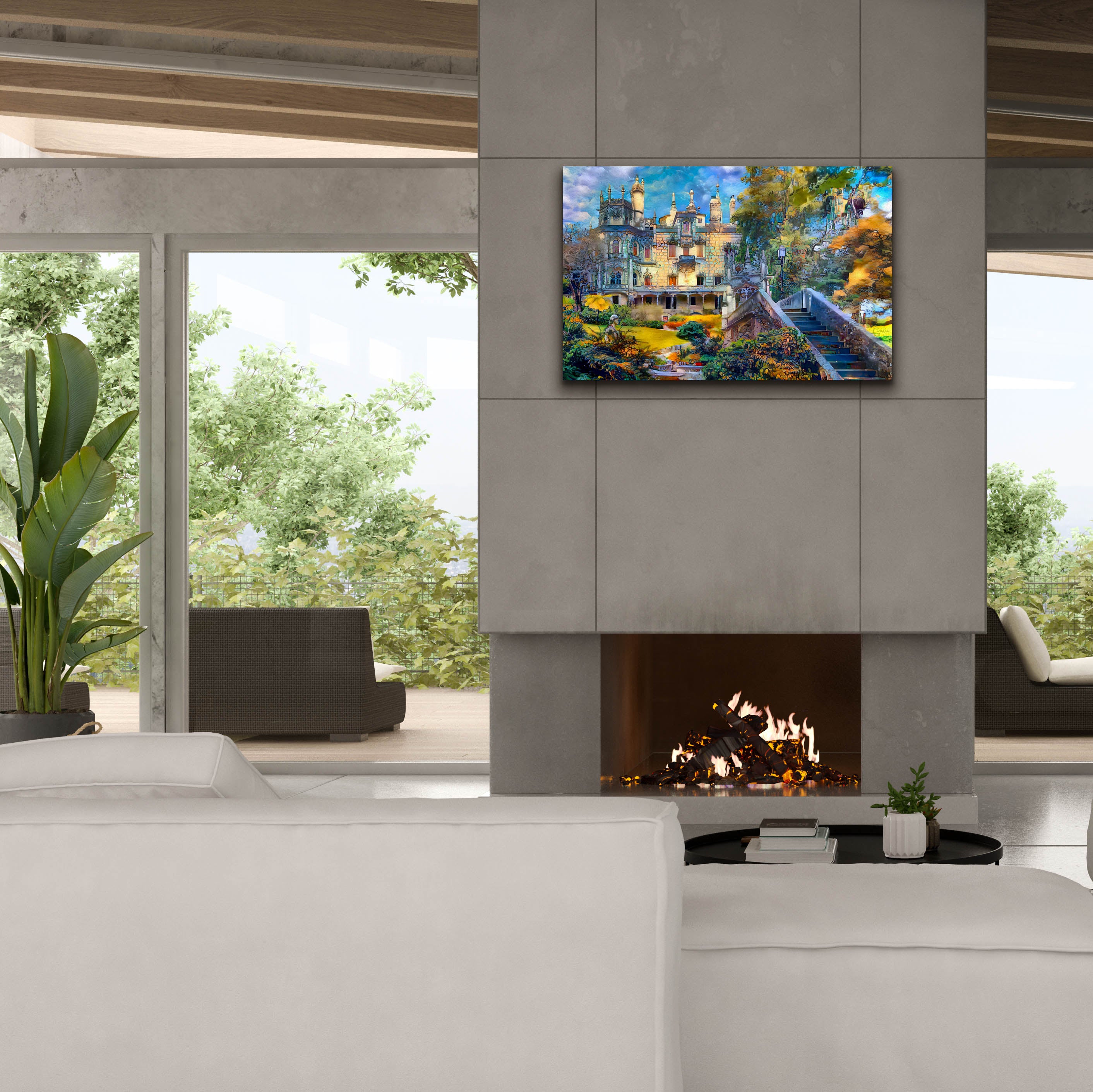 'Sintra Portugal Quinta de Regaleira' by Pedro Gavidia, Canvas Wall Art,40 x 26