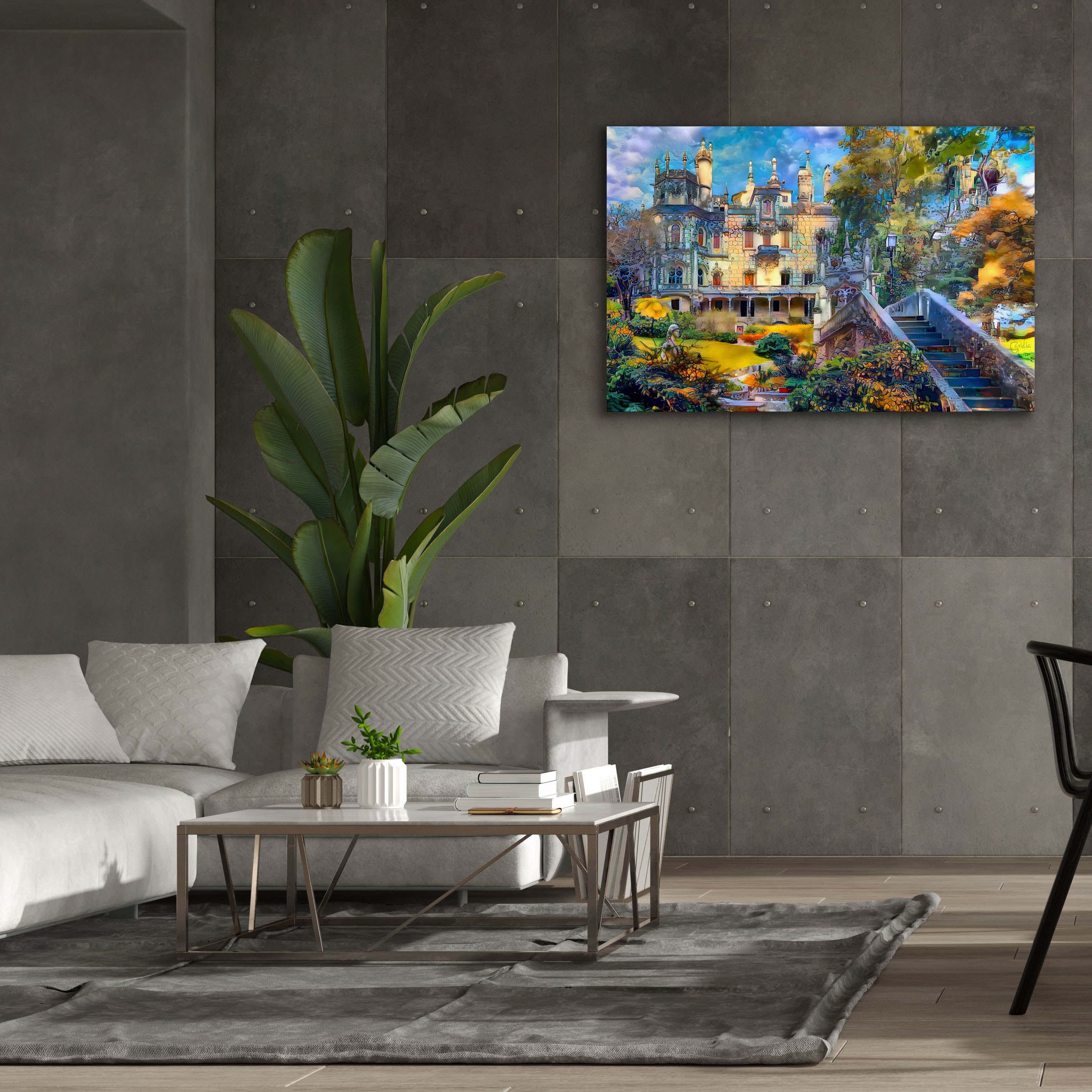 'Sintra Portugal Quinta de Regaleira' by Pedro Gavidia, Canvas Wall Art,60 x 40