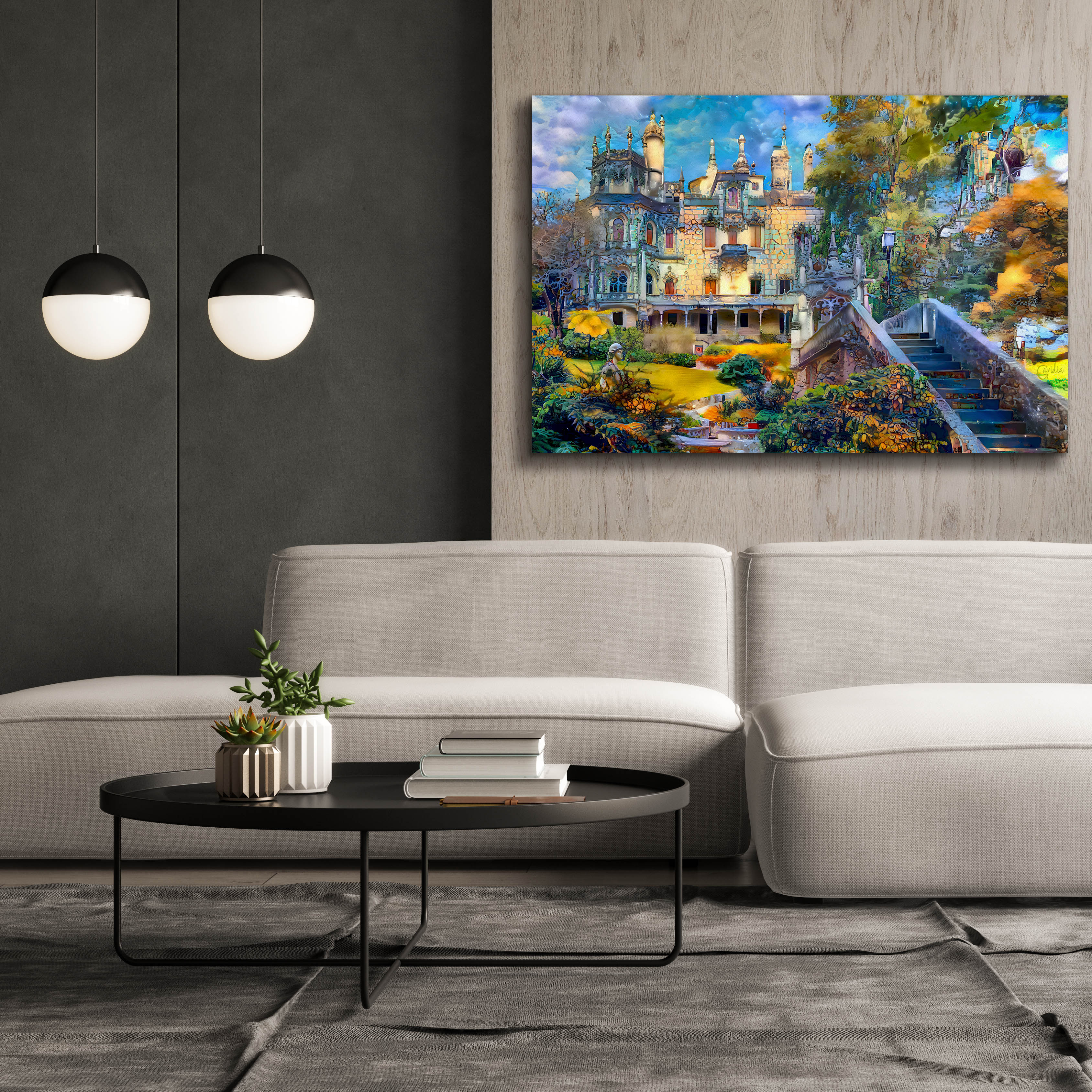 'Sintra Portugal Quinta de Regaleira' by Pedro Gavidia, Canvas Wall Art,60 x 40