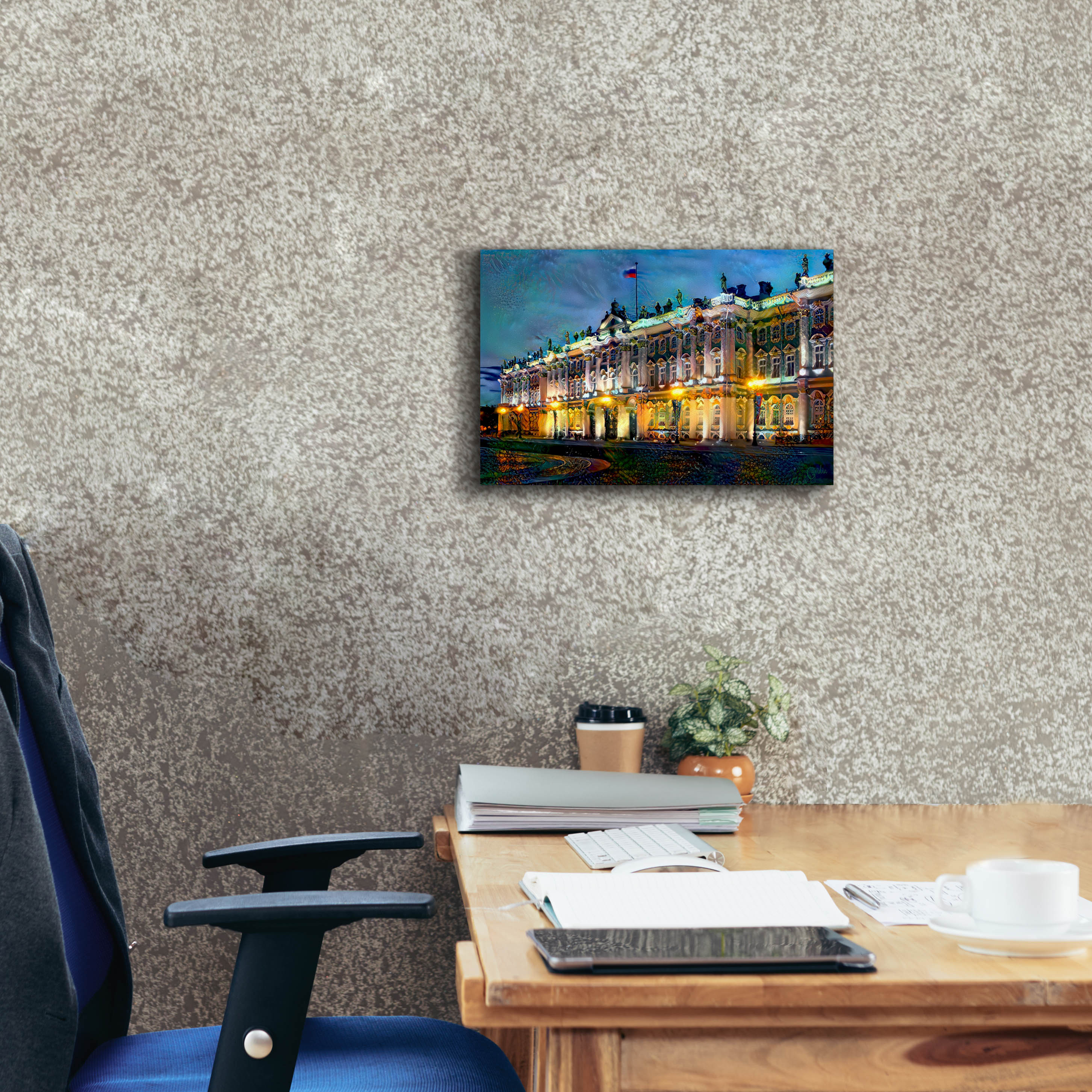 'Saint Petersburg Russia Hermitage Museum' by Pedro Gavidia, Canvas Wall Art,18 x 12